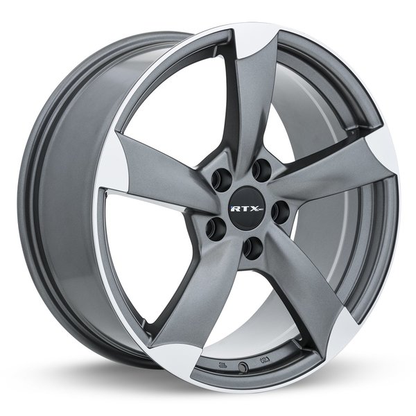 Rtx Alloy Wheel, RS II 17x7.5 5x112 ET45 CB57.1 Satin Gunmetal Machined 082479